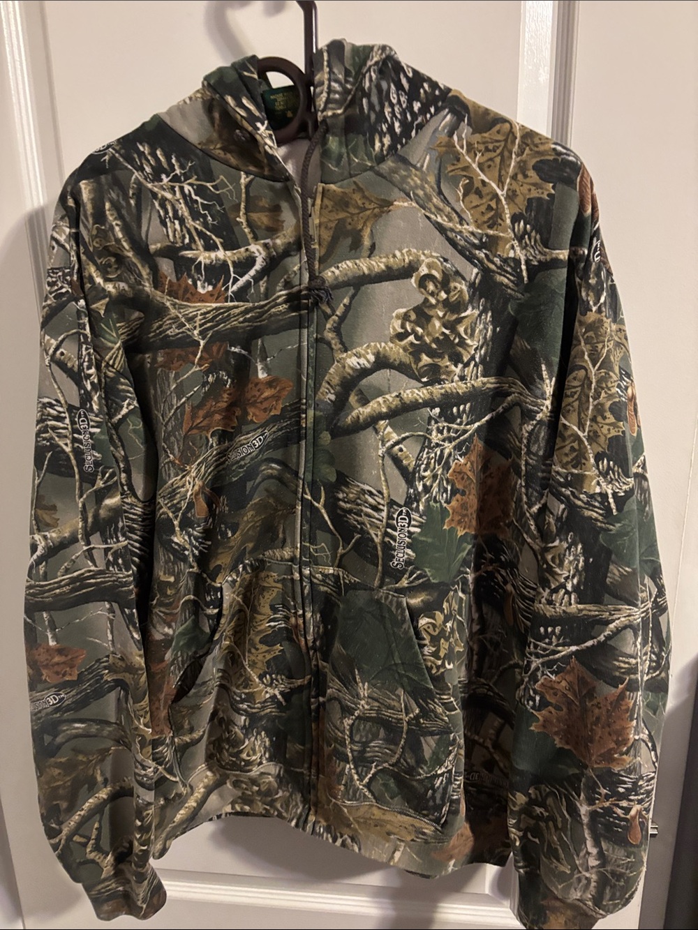 Cabela's Men's Camouflage Full-Zip Hooded Jacket - Green/Brown